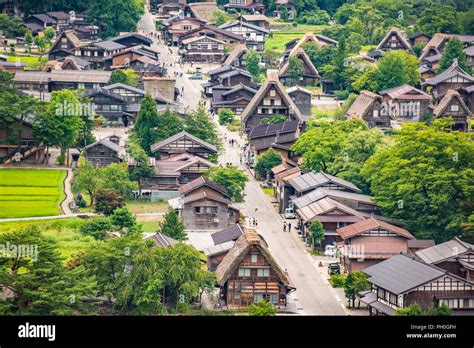 traditional japanese village.